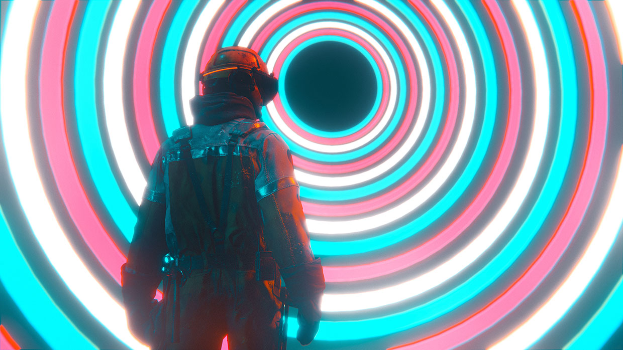 Image of a dart going through a maze to reach the target