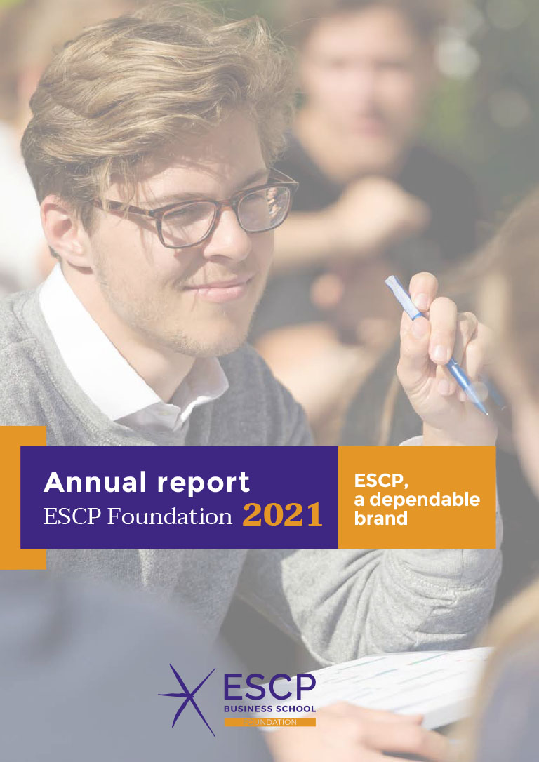 Cover ESCP Foundation, annual report 2021