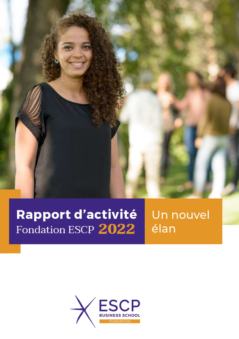 Cover ESCP Foundation, annual report 2022