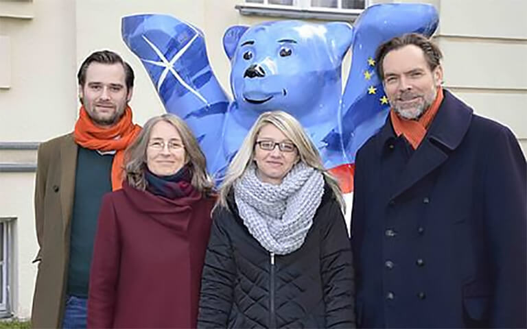 Team photo of the Chair of International Accounting, Berlin Academic chair, ESCP