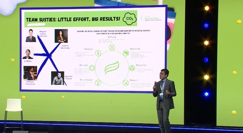 Miguel Ulises Castro Espinosa at the "ZED - Zero Emission Digital" conference