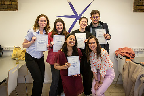 The Jury vote went to the Cambio team: Clara Piazenza, Isolde Steinhagen de Bonnevie, Sampreeti Singha Babu, Romain Jacquet and Megan Jones.