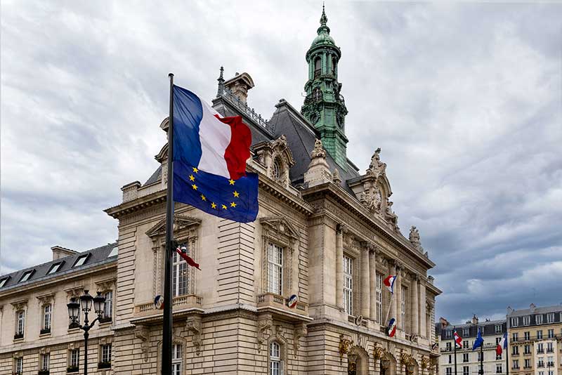 Hôtel de Ville de Levallois à proximité du campus de Champerret de ESCP