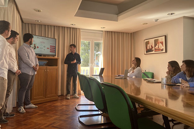 A team of students is working on identifying proposals to be implemented in the sustainable purchasing processes in the hotels