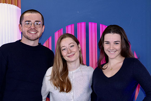 Nathan, Juliette et Juliette - aura Team (Prix Innover & Entreprendre 2024)