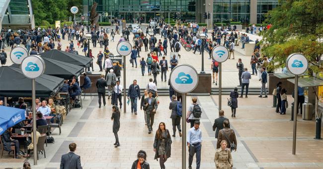 Clock Iot in London, illustratio for Chair Internet Of Things